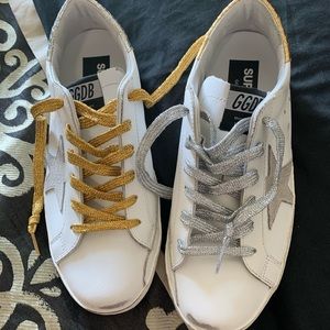 golden goose mix match sneakers